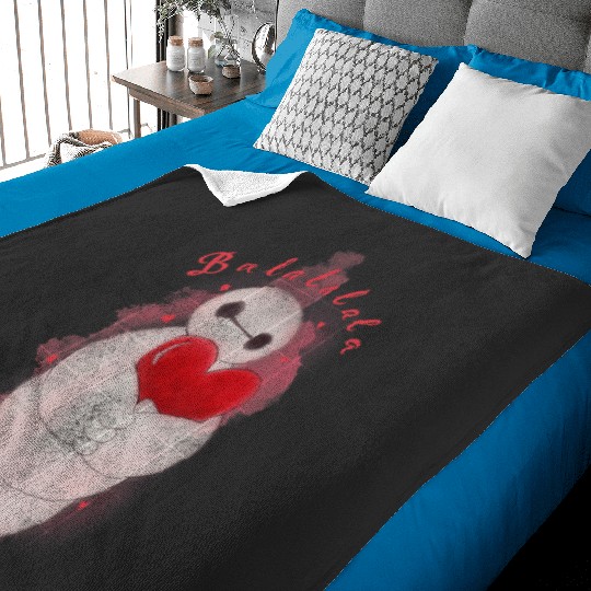 Disney Big Hero 6 Baymax Heart Portrait Graphic Baby Blankets