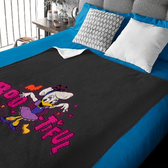 Womens Disney Daisy Duck in Costume BOO-tiful Spooky Cute Halloween V-Neck Baby Blankets