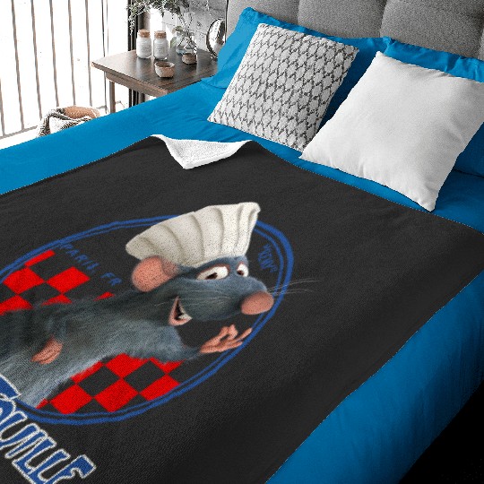 Disney Pixar Ratatouille Remy Chef Hat Portrait Graphic Tee Baby Blankets