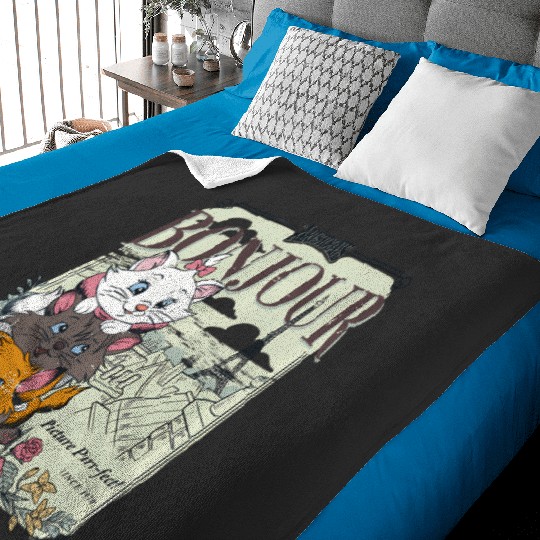 Disney The Aristocats Bonjour Baby Blankets