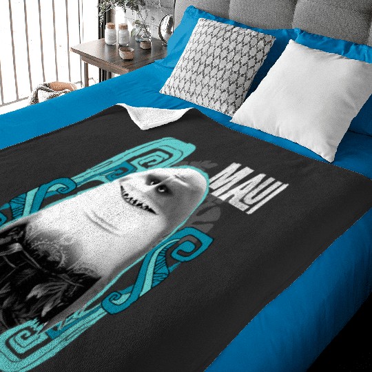 Disney Moana Maui Half Shark Baby Blankets