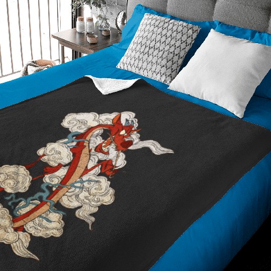 Disney Mushu Baby Blankets