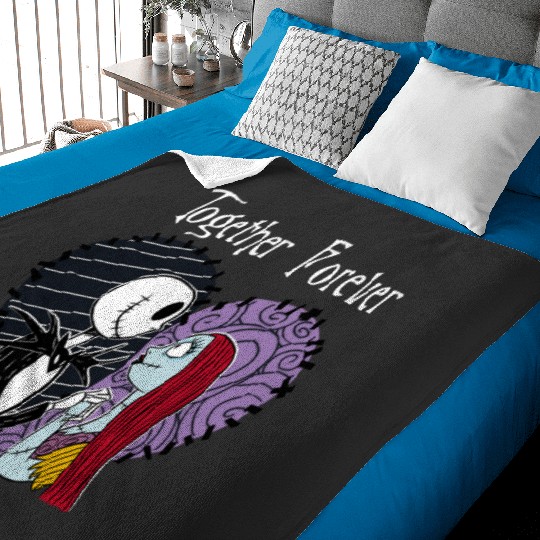 Disney The Nightmare Before Christmas Jack amp; Sally Together Baby Blankets