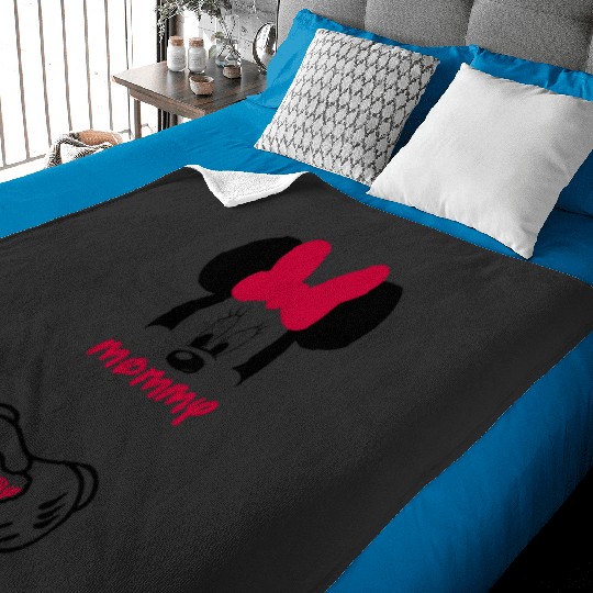 Minnie Mouse Mommy and Baby Maternity  -Disney Pregnancy - Pregnancy  - Bump  - - Disney  - Disneyland - Disney World 2 Baby Blankets