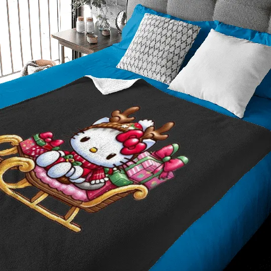 Hello Kitty Hello Kitty lovesrs Hello Kitty , Disney Christmas , Disney Family Baby Blankets
