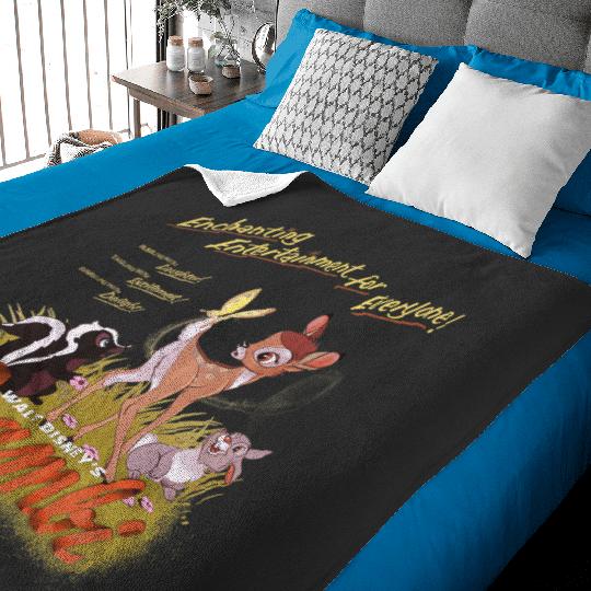Disney Bambi Enchanting Entertainment For Everyone Retro Baby Blankets