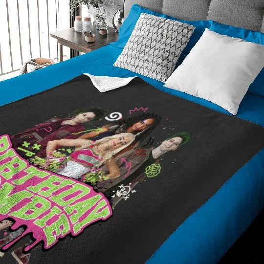 Disney Zombies Birthday Zombie Group Poster Baby Blankets