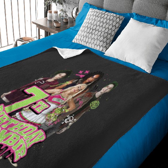 Disney Zombies 7th Birthday Zombie Group Poster Baby Blankets