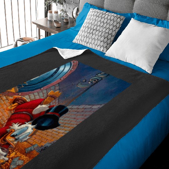 Scrooge Mcduck  1SALE!! Mickey Retro Disney Shirt, Mickey Checkered Shirt, Vintage Disney, Retro Mickey, Mickey Gift S-5XL Baby Blankets