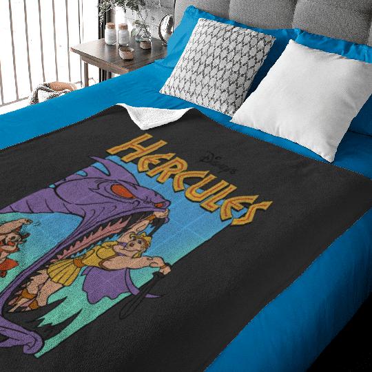 Disney Hercules Hydra Battle Retro Classic Movie Poster Baby Blankets