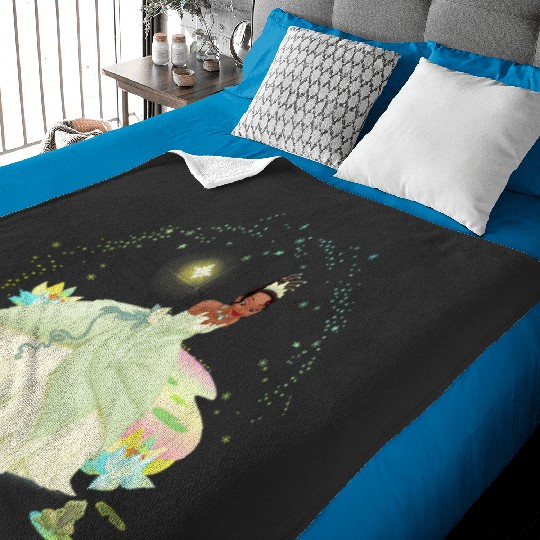 Disney The Princess and The Frog Tiana on a Bayou Baby Blankets