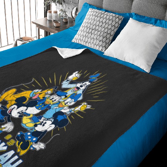 Disney Mickey And Friends Happy Hanukkah Dreidel Baby Blankets