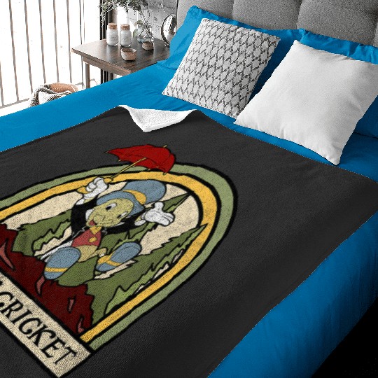Disney Pinocchio Jiminy Cricket Established Baby Blankets