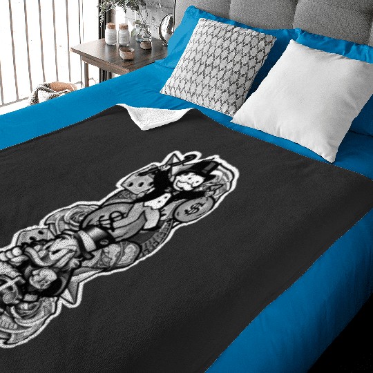 Scrooge McDuck and Rich Uncle Pennybags  SALE!! Mickey Retro Disney Shirt, Mickey Checkered Shirt, Vintage Disney, Retro Mickey, Mickey Gift S-5XL Baby Blankets