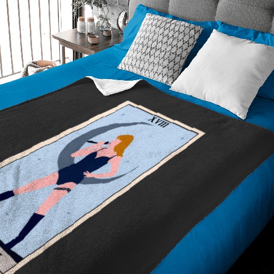 Discover Tarot - The Moon - Taylor Baby Blankets