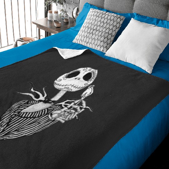 Sugar Skull Jack Skellington iPhone Case: The nightmare dog zero , Nightmare Zero Dog Shirt ,  Zero Nightmare Before Christmas Disney Halloween Baby Blankets