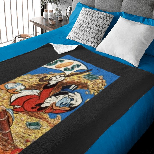 Scrooge McDuck  18SALE!! Mickey Retro Disney Shirt, Mickey Checkered Shirt, Vintage Disney, Retro Mickey, Mickey Gift S-5XL Baby Blankets