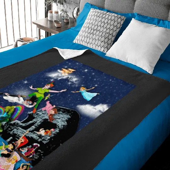 Peter Pan  2SALE!! Mickey Retro Disney Shirt, Mickey Checkered Shirt, Vintage Disney, Retro Mickey, Mickey Gift S-5XL Baby Blankets