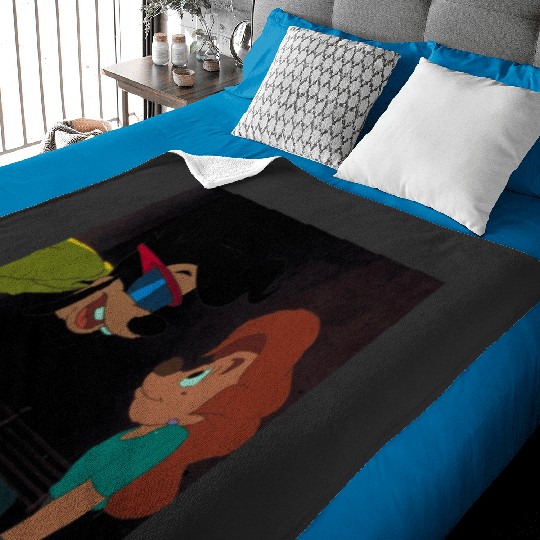 Max Go and Roxanne Concert  SALE!! Mickey Retro Disney Shirt, Mickey Checkered Shirt, Vintage Disney, Retro Mickey, Mickey Gift S-5XL Baby Blankets