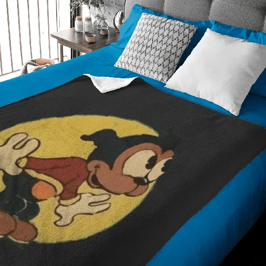 Distressed Vintage Bimbo the Dog  SALE!! Mickey Retro Disney Shirt, Mickey Checkered Shirt, Vintage Disney, Retro Mickey, Mickey Gift S-5XL Baby Blankets