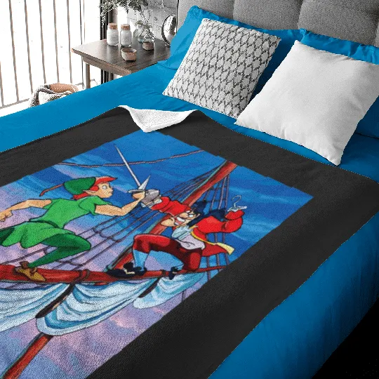 Peter Pan  1SALE!! Mickey Retro Disney Shirt, Mickey Checkered Shirt, Vintage Disney, Retro Mickey, Mickey Gift S-5XL Baby Blankets