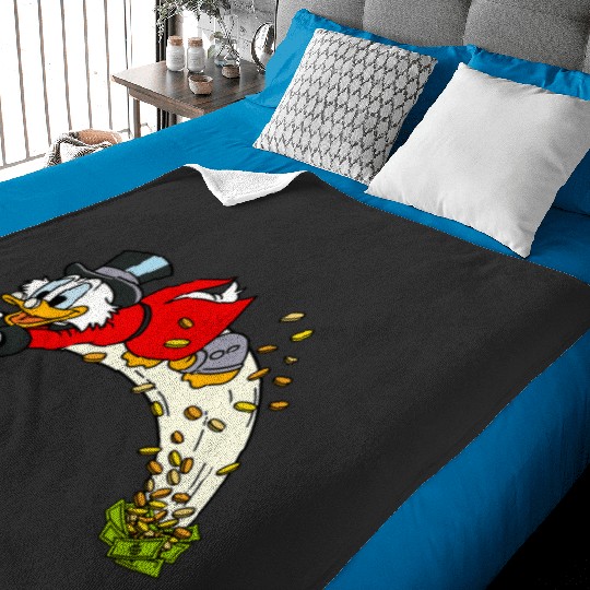 Duck tales Scrooge McDuck money swimming 80s  1SALE!! Mickey Retro Disney Shirt, Mickey Checkered Shirt, Vintage Disney, Retro Mickey, Mickey Gift S-5XL Baby Blankets