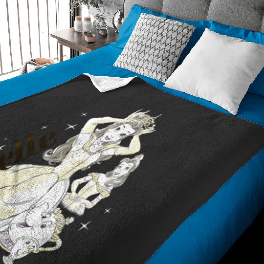 Disney Princess - Belle Collage Baby Blankets
