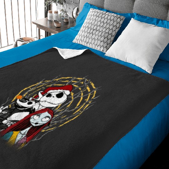 Women Men Jack Skellington Awesome For Movie Fan  : The nightmare dog zero , Nightmare Zero Dog Shirt ,  Zero Nightmare Before Christmas Disney Halloween Baby Blankets