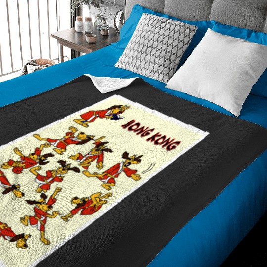 HONG KONG PHOOEY  Vintage Super Dog Abstract Surreal Character Print  SALE!! Mickey Retro Disney Shirt, Mickey Checkered Shirt, Vintage Disney, Retro Mickey, Mickey Gift S-5XL Baby Blankets