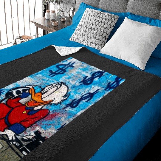 Scrooge McDuck  26SALE!! Mickey Retro Disney Shirt, Mickey Checkered Shirt, Vintage Disney, Retro Mickey, Mickey Gift S-5XL Baby Blankets