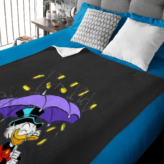 Scrooge Mcduck - happy  SALE!! Mickey Retro Disney Shirt, Mickey Checkered Shirt, Vintage Disney, Retro Mickey, Mickey Gift S-5XL Baby Blankets