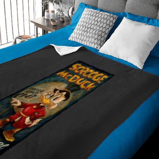 Scrooge McDuck  20SALE!! Mickey Retro Disney Shirt, Mickey Checkered Shirt, Vintage Disney, Retro Mickey, Mickey Gift S-5XL Baby Blankets