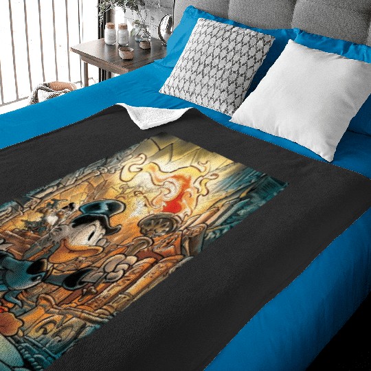 Scrooge McDuck  7SALE!! Mickey Retro Disney Shirt, Mickey Checkered Shirt, Vintage Disney, Retro Mickey, Mickey Gift S-5XL Baby Blankets