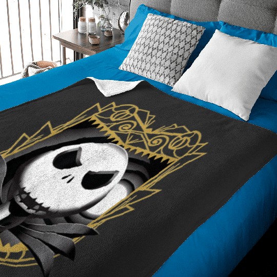 Jack Skellington Jack  : The nightmare dog zero , Nightmare Zero Dog Shirt ,  Zero Nightmare Before Christmas Disney Halloween Baby Blankets