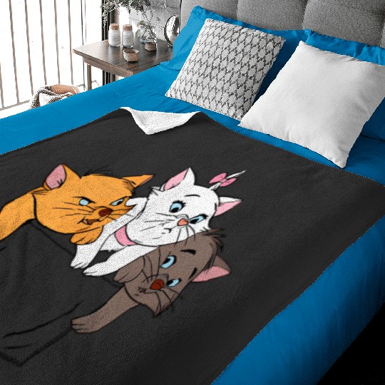 Disney The Aristocats Marie Toulouse Berlioz Faux Pocket Baby Blankets