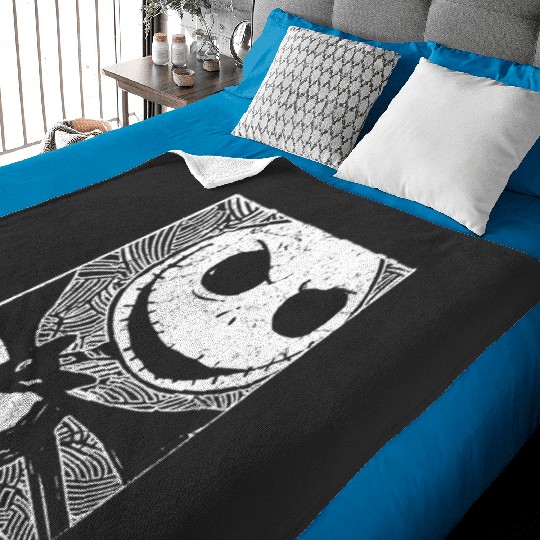 Great Rewards Jack Skellington Cute Gift  : The nightmare dog zero , Nightmare Zero Dog Shirt ,  Zero Nightmare Before Christmas Disney Halloween Baby Blankets