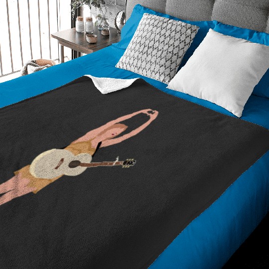 Eras Tour Fearless (Gold Fringe) Active T-Shirt Baby Blankets