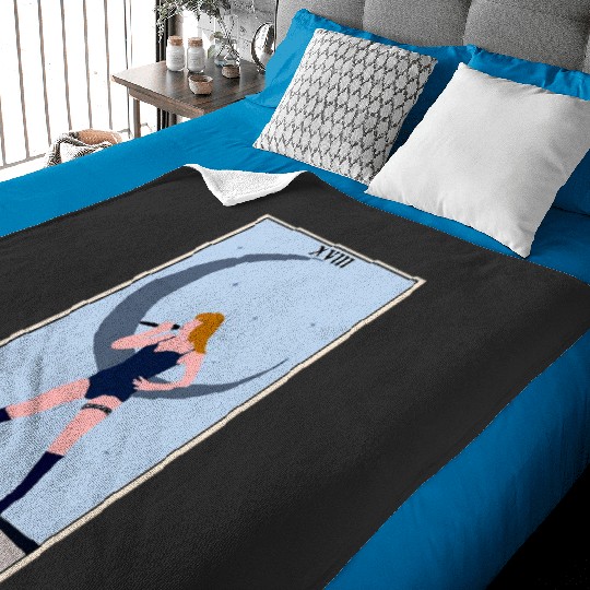 Discover Tarot - The Moon - Taylor Baby Blankets