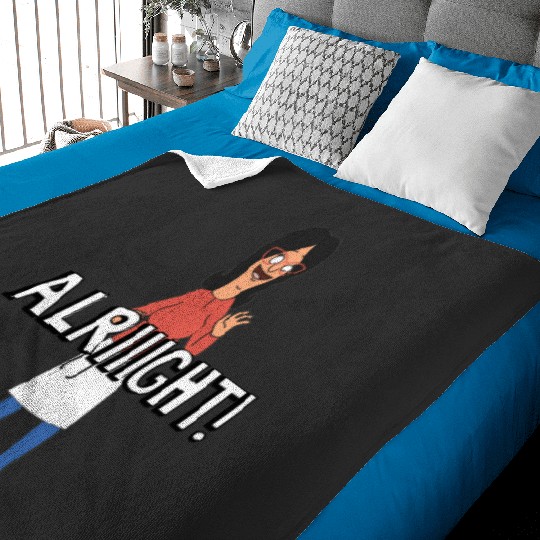 ALRIIIGHT! B0bs Bur gersz -  : Bobs Burgers Family Shirt, Bobs Burgers Vintage Baby Blankets