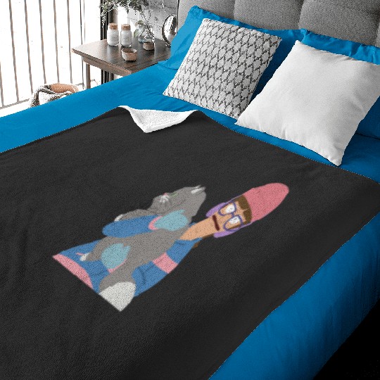 Aunt Gayle  2: Bobs Burgers Family Shirt, Bobs Burgers Vintage Baby Blankets