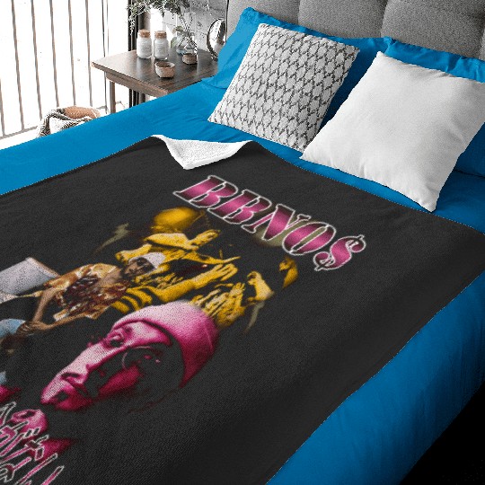 BBNO$ Vintage Bootleg  3: Bobs Burgers Family Shirt, Bobs Burgers Vintage Baby Blankets