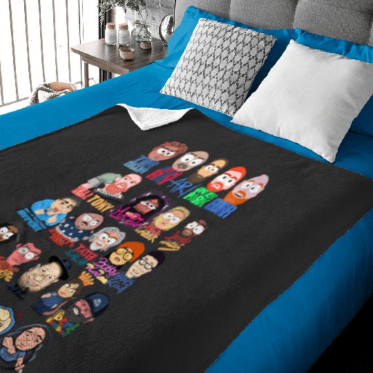 Stand Up Comedy Ultimate Collection - Stand-Up Icons South Park Style - Extended Edition  : Bobs Burgers Family Shirt, Bobs Burgers Vintage Baby Blankets