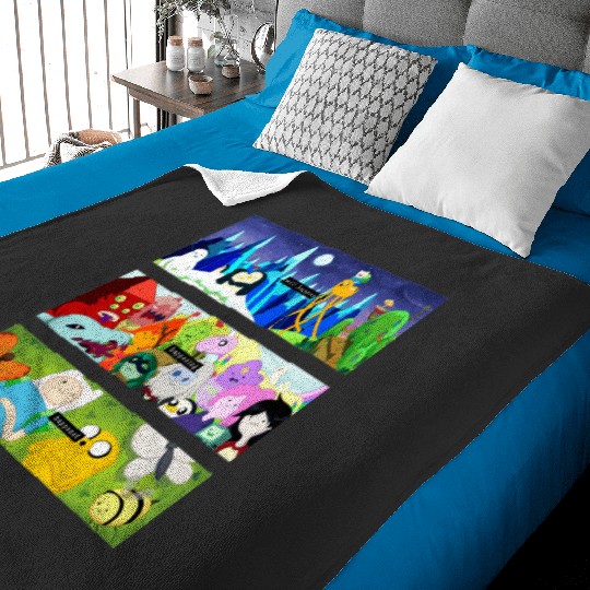 Time Adventure  : Bobs Burgers Family Shirt, Bobs Burgers Vintage Baby Blankets