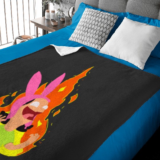 Evil Louise  : Bobs Burgers Family Shirt, Bobs Burgers Vintage Baby Blankets