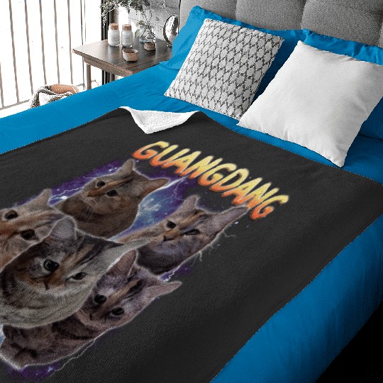 Guangdang Funny Viral Sad Cat Meme  : Bobs Burgers Family Shirt, Bobs Burgers Vintage Baby Blankets