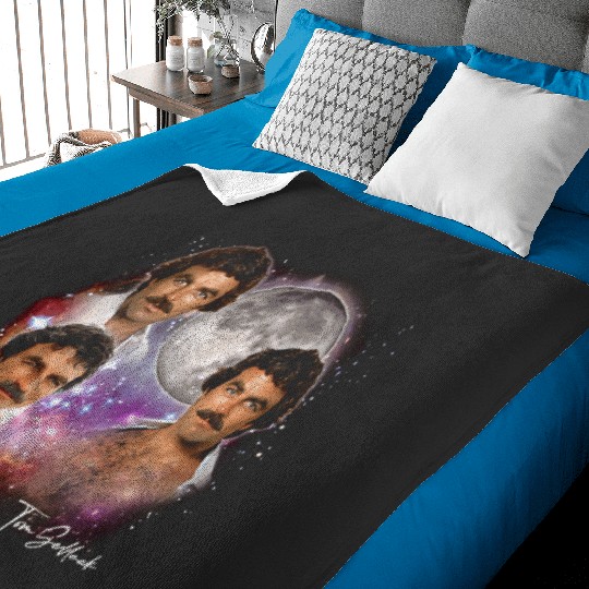 Tom Selleck - Original Fan Art 80s Aesthetic  : Bobs Burgers Family Shirt, Bobs Burgers Vintage Baby Blankets