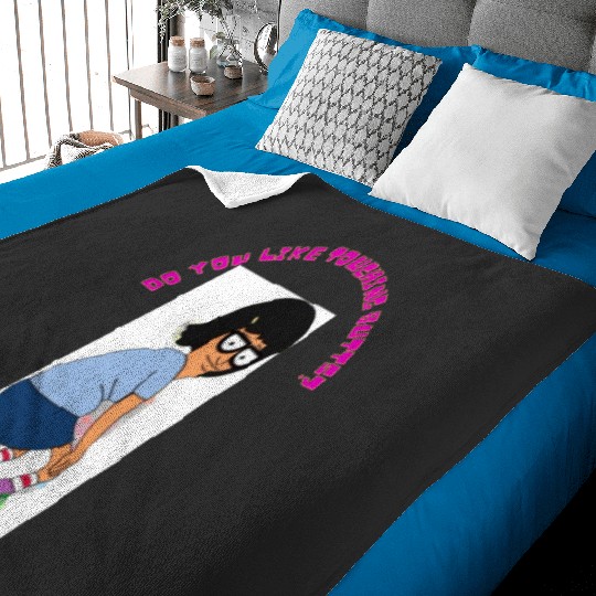 Do you like touching butts  : Bobs Burgers Family Shirt, Bobs Burgers Vintage Baby Blankets