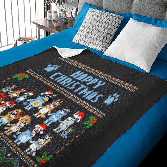 Happy Christmas  : Bobs Burgers Family Shirt, Bobs Burgers Vintage Baby Blankets