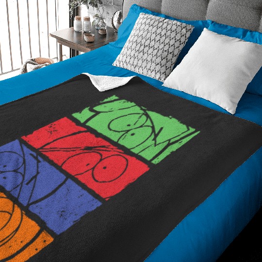 South Park minimal faces    : Bobs Burgers Family Shirt, Bobs Burgers Vintage Baby Blankets