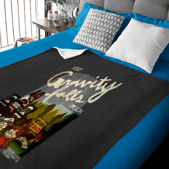 Visit Gravity Falls  : Bobs Burgers Family Shirt, Bobs Burgers Vintage Baby Blankets
